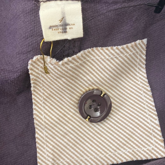 Anthropologie IDRA Dark Purple Baby Wale Corduroy Skirt Size 4 - Picture 7 of 11